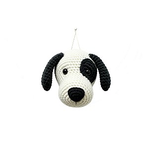 Cabeça de Cachorro em Crochê