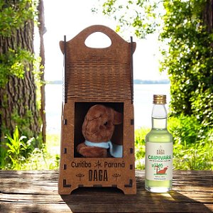 Kit Presente Licor Caipivara Sabor Tererê + Mascote de Pelúcia