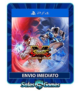 Street Fighter V - PS4 - Edição Padrão - Primária - Mídia Digital.
