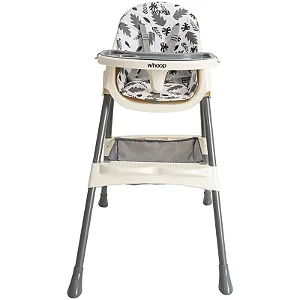 CADEIRA PAPINHA FOLHAS CINZA WHOOP - KIDDO