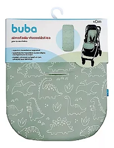 ALMOFADA PARA CARRINHO DINO VERDE - BUBA