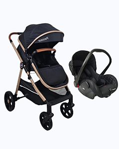 CARRINHO MOISÉS APOLO + BEBÊ CONFORTO - PASSEAR