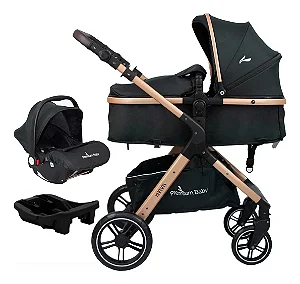 CARRINHO TS KANSAS GOLDEN + BASE - PREMIUM BABY