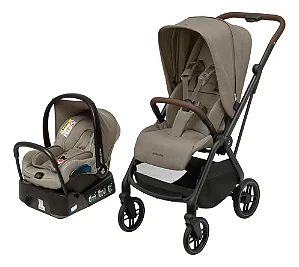 CARRINHO TRAVEL SYSTEM LEONA² TRIO TWILLIC TRUFFLE - MAXI - COSI