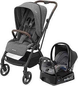 CARRINHO TRAVEL SYSTEM LEONA² SELECT GREY - MAXI - COSI