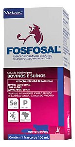 Fosfosal Fósforo + Magnésio 100ml - Virbac