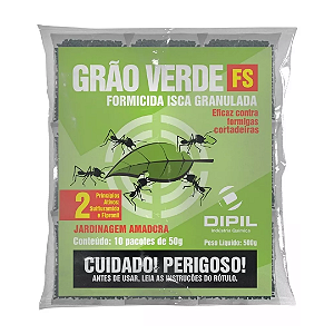 Isca Granulada Para Formigas Cortadeiras Jardim 500g