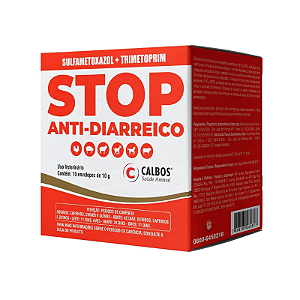Stop Anti-diarréico 10g Bovinos Caprinos Suínos Ovinos - Calbos
