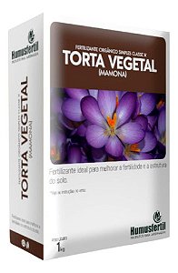 Fertilizante Torta Vegetal Mamona 1kg - Humusfertil