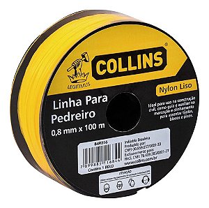 Linha Para Pedreiro Nylon 0,8mm X 100 Mts - Collins