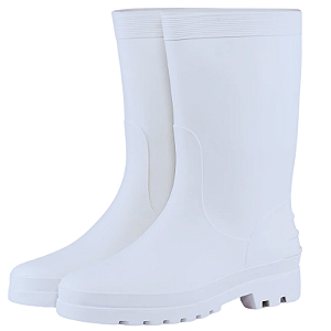 Bota Pvc Max Branca Sem Forro - Calfor