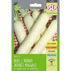 Semente Nabo Japonês Minowase  2,50g - Isla