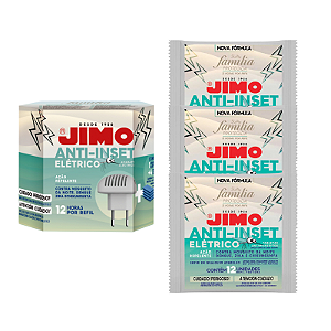 Aparelho + 3 Refil Anti-inset Elétrico - Jimo