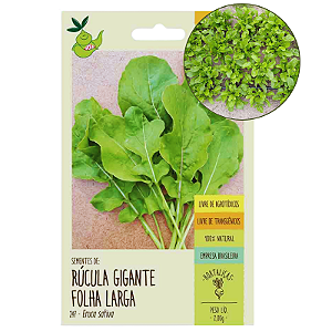 Sementes Rúcula Gigante 608 Sementes