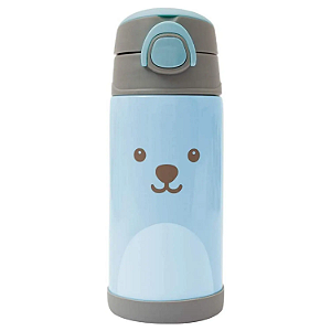 Garrafa Térmica Parede Dupla 450ML Gumy Azul Buba