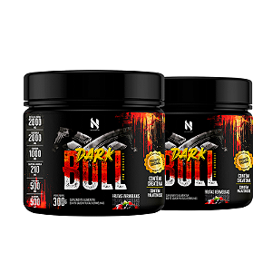 Combo Dark Bull Pré-Treino Frutas Vermelhas | 2 unid