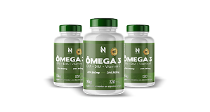 ÔMEGA 3  EPA + DHA + Vitamina E | Combo com 3 Und