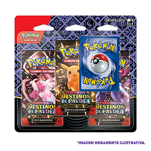 Blister Triplo Pokémon TCG Destinos De Paldea