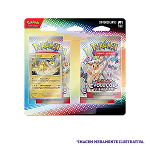 Blister Quadruplo Pokémon TCG Evoluções Prismáticas - Jolteon