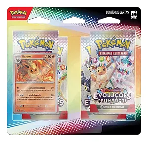 Blister Quadruplo Pokémon TCG Evoluções Prismáticas - Flareon