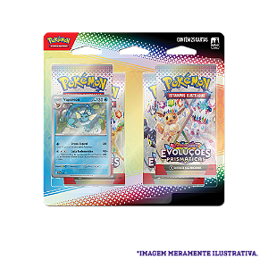 Blister Quadruplo Pokémon TCG Evoluções Prismáticas - Vaporeon