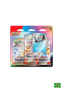 Blister Triplo Pokémon TCG Evoluções Prismáticas - Glaceon / Sylveon / Lefeon