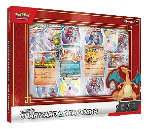 Box Pokémon TCG Coleção Charizard Ex em Dobro