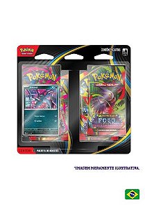 Blister Quadruplo Pokémon TCG Fogo Fantasmagórico 🔥