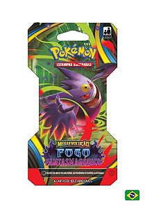 Booster Unitário Pokémon TCG Fogo Fantasmagórico 🔥