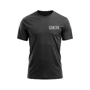 Camiseta Algodão Preto - Sons of Anarchy