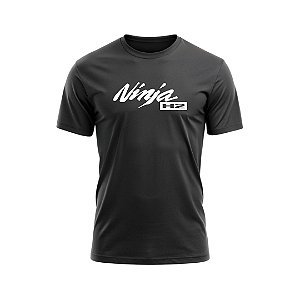 Camiseta Algodão preta Kawasaki ninja h2