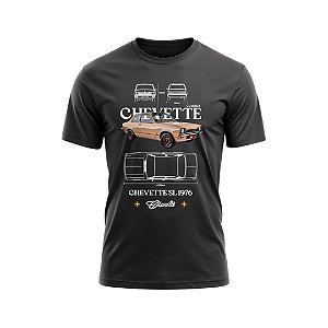 Camiseta Masculina em Algodão Crevrolet Chevette