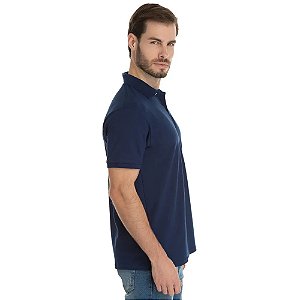 Camiseta Polo Masculina em malha Piquet