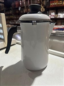 Leiteira Esmaltada Branca Ewel