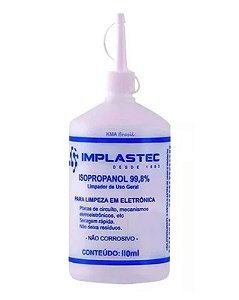 Alcool Isopropilico 110ml Implastec