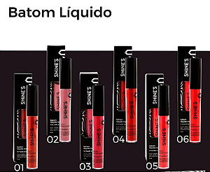 Batom Líquido Matte Shine's 6ml