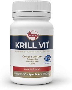 Óleo Krill Vit - 30 Cápsulas - Vitafor