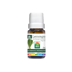 ÓLEO ESSENCIAL LEMONGRASS 5ML (ORG)