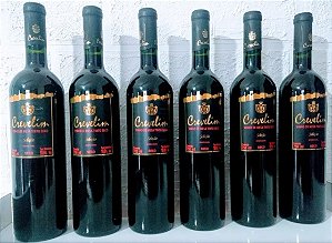 Kit 06 Unidades Vinho Crevelim Tinto Seco 750ml
