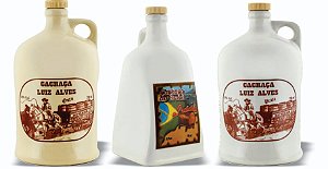 Cachaça Luiz Alves Ouro, Prata E Praiana 700ml Porcelana - Spézia