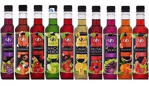 Kit C/10 Xarope Para Soda Italiana Drinks Dilute 500ml Suco