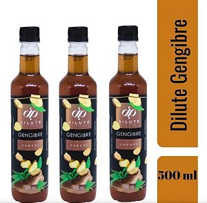 Essencia Original Gengibre Xarope Para Gin Dilute Drinks C/3