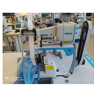 Máquina de Costura Overlock 3 Fios com Aparelho Zeromax Direct Drive - Jack JK- E4S-3-02/233-LFC
