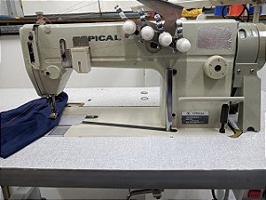 Máquina Ombro a Ombro Ponto Corrente 2 Agulhas 1/4 - Modelo QK0056-1 Typical usada
