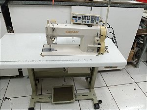 Máquina de Costura Reta Eletrônica 220v- Modelo KM-250AL-7S Sunstar usada