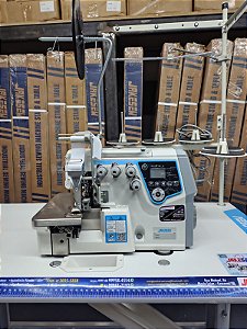 Máquina Interlok Eletrônica P/ Gola Polo - Modelo EC7-5D-SUT Jakesew (220V)