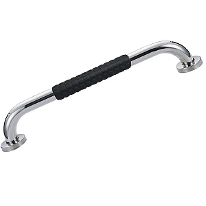 Barra De Apoio Inox 60cm Antiderrapante Box Banheiro Idosos Deficientes Segurança Acessibilidade