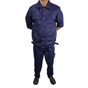 Conjunto Para Trabalho Pesado Uniforme Pedreiro Mecânico Obra