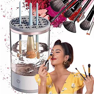 Lavador De Pincel Maquiagem Automático Limpeza Profissional