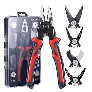 Alicate 5 Pontas Cortador Decapador Multifuncional Kit 5 Em 1 Ferramenta